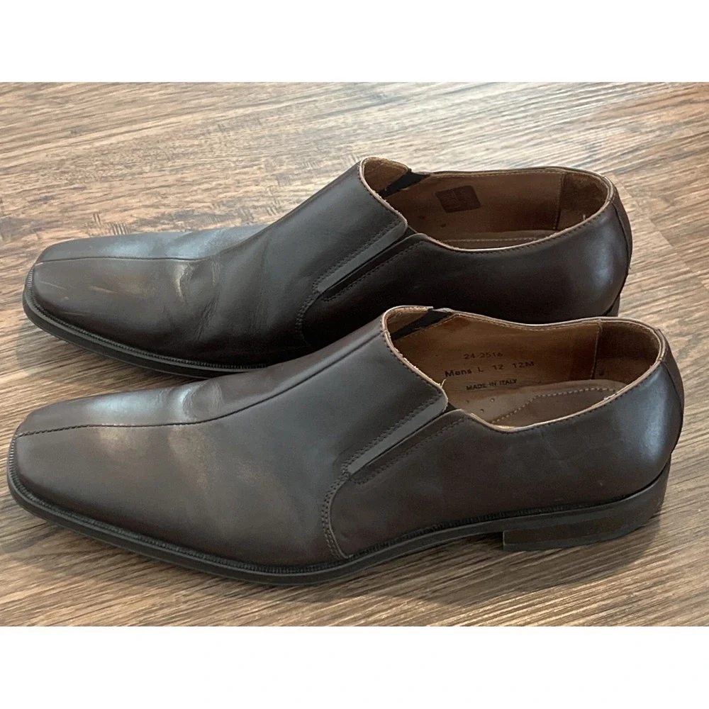 Johnston & Murphy Handcrafted In Italy Monk  Toe Chestnut Size 12M